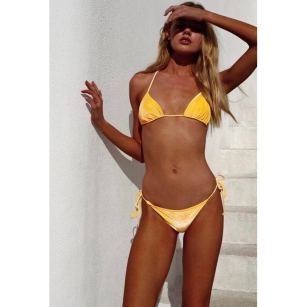 COPY - Triangl Apricot Crush bikini set